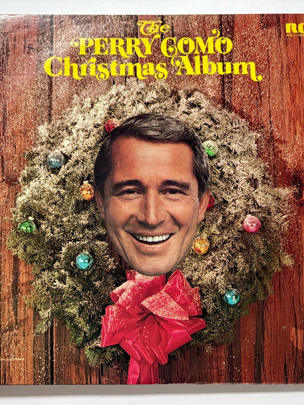 Perry Como The Perry Comp Christmas Album 1976 LP RCA ANL1-1929 VG+ VG+